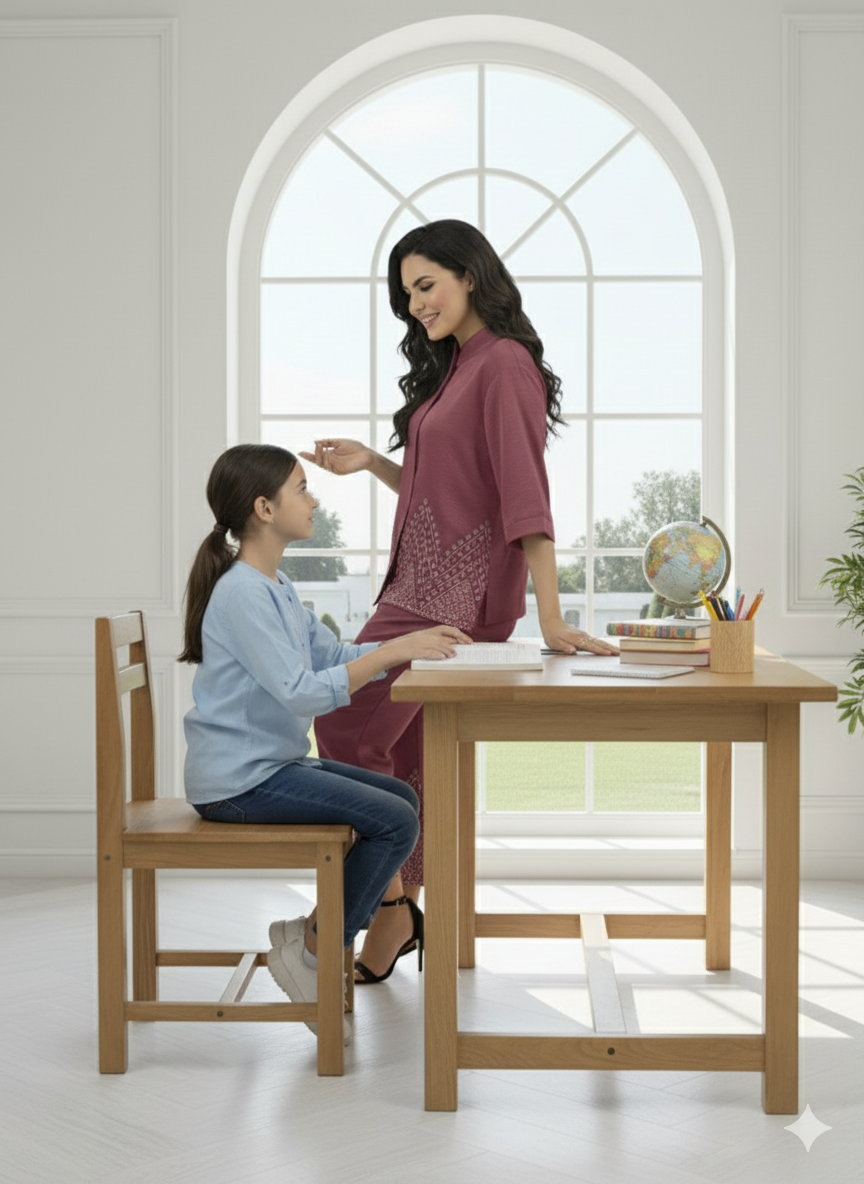 Trendy Embroydri Coord Set for Girl And Womens