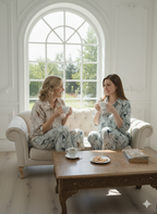 Imported Printed B/W Coord Set