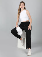 COTTON CASUAL BLACK PANT