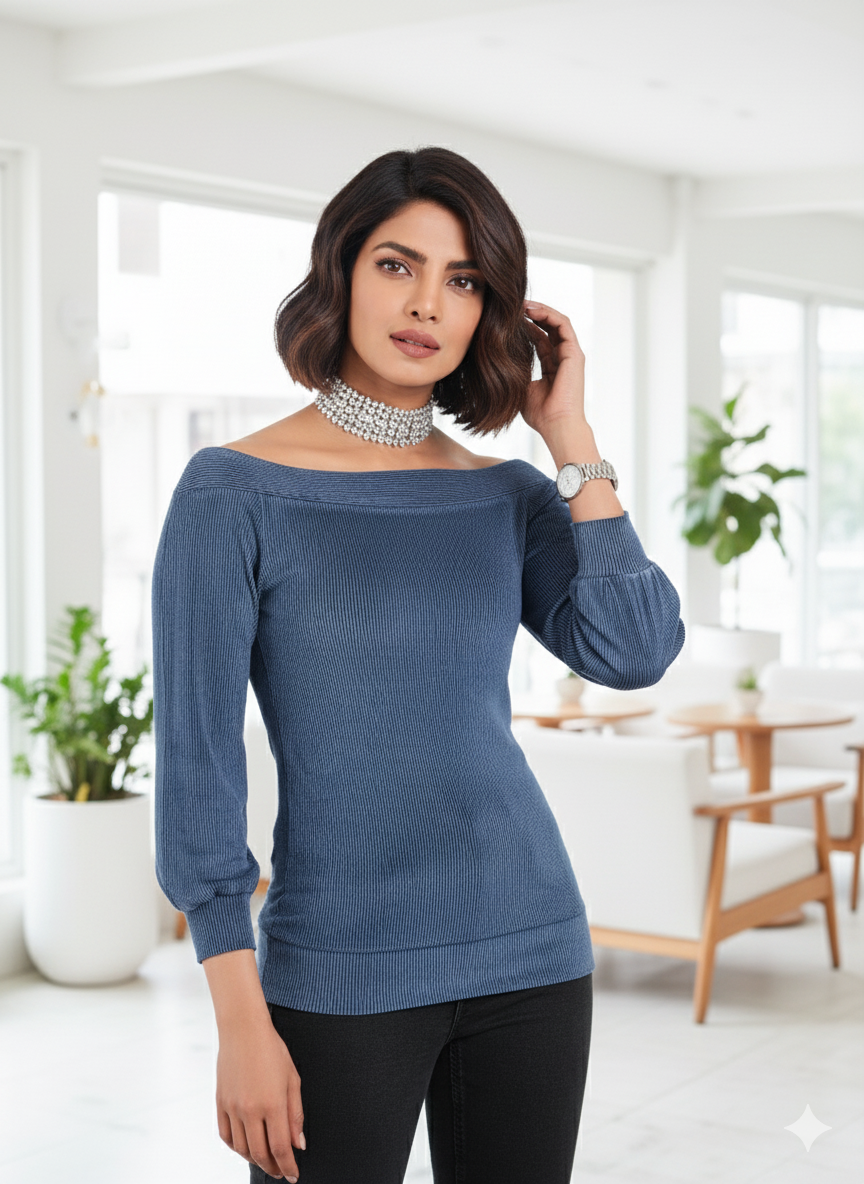 Boat Neck Top