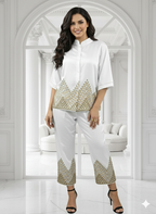 Trendy Embroydri Coord Set for Girl And Womens