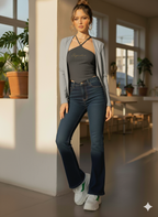ORGANIC COTTON HALTER NECK TOP