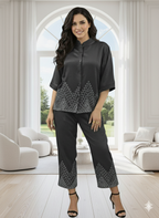 Trendy Embroydri Coord Set for Girl And Womens