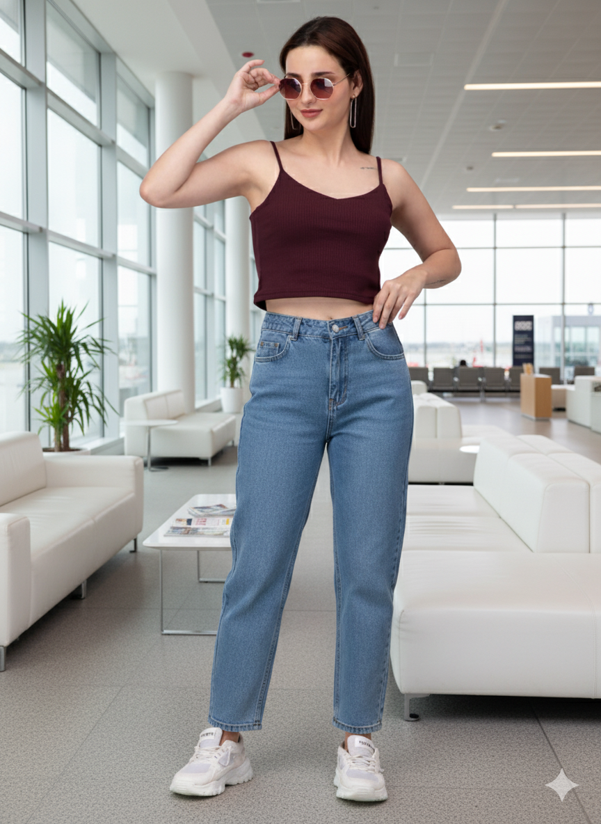 COTTON SPAGHETTI TOP