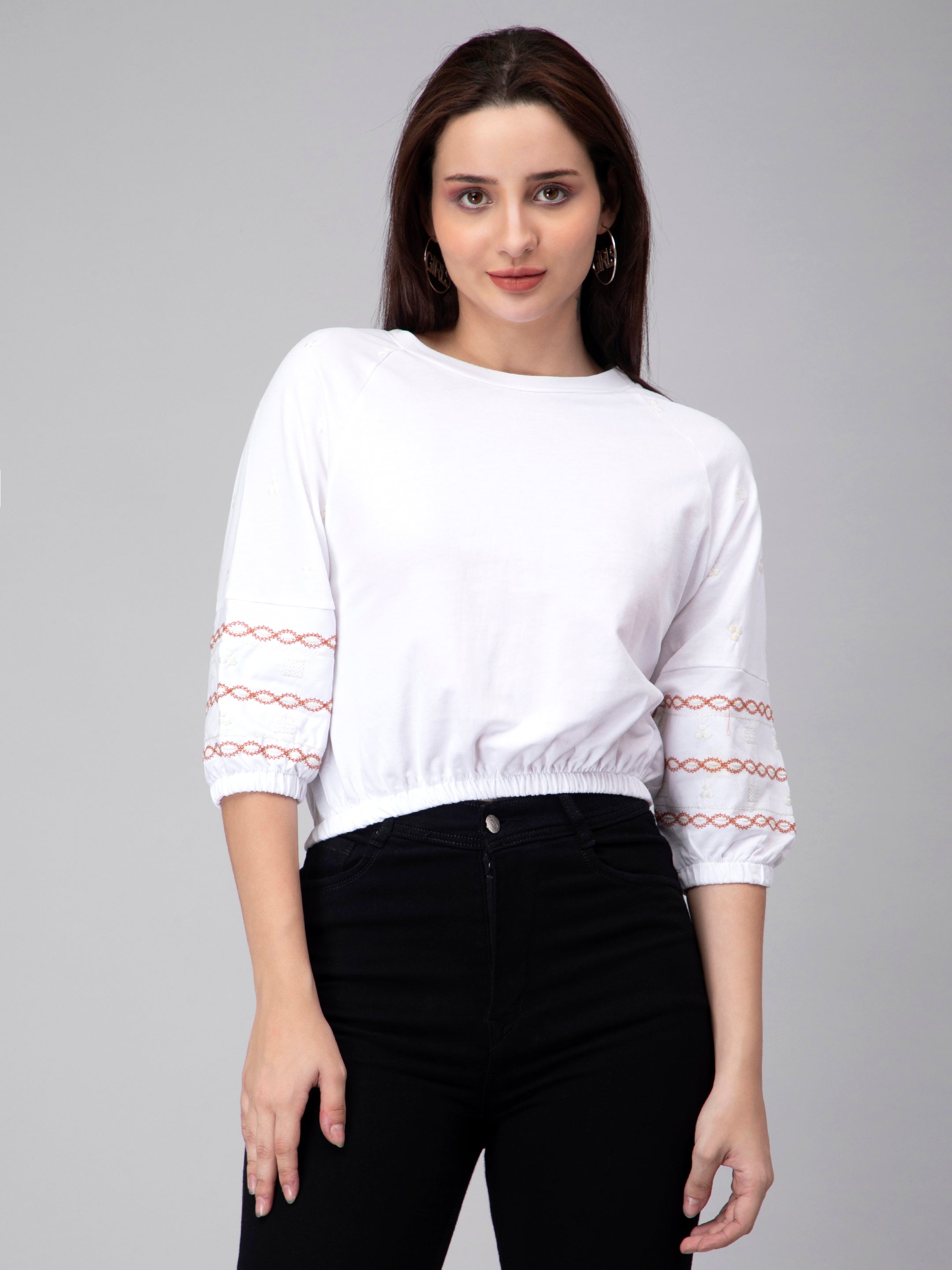 COTTON EMBROYDRI TOP