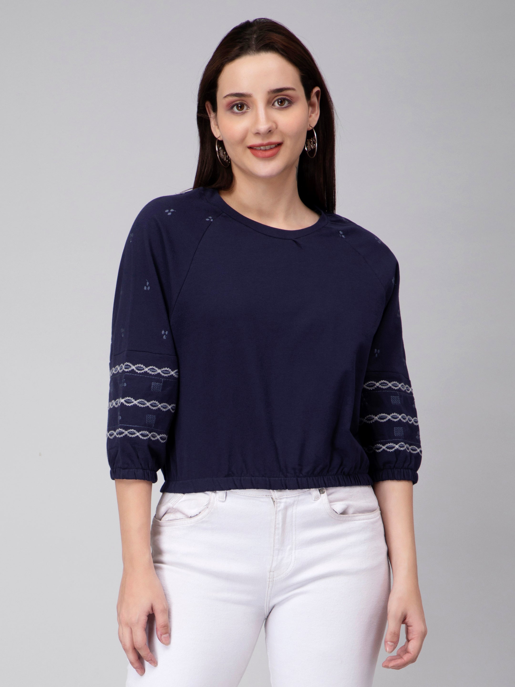 COTTON EMBROYDRI TOP