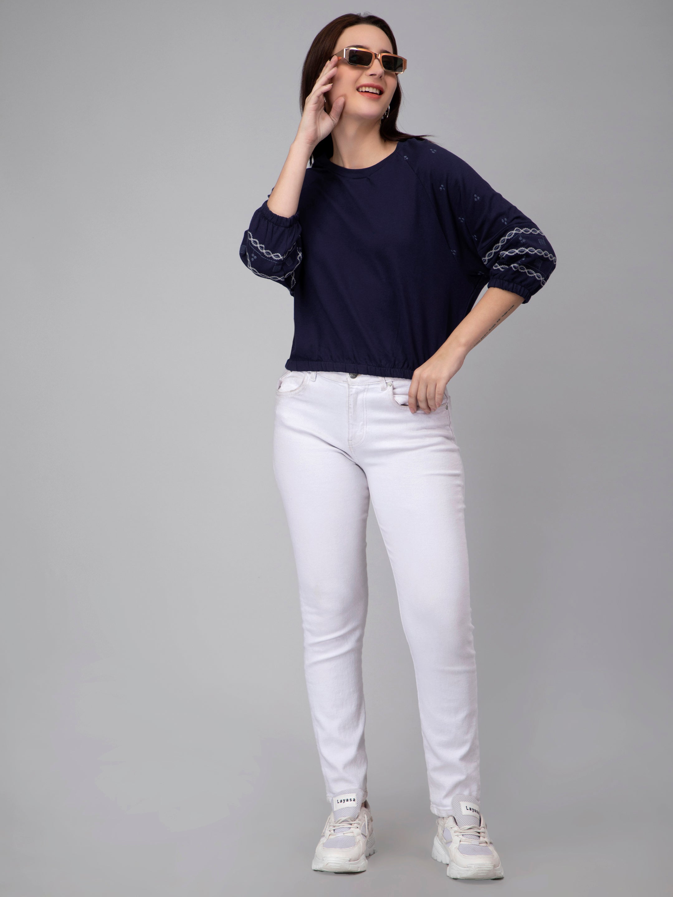 COTTON EMBROYDRI TOP