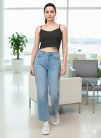 COTTON SPAGHETTI TOP