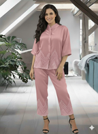 Trendy Embroydri Coord Set for Girl And Womens