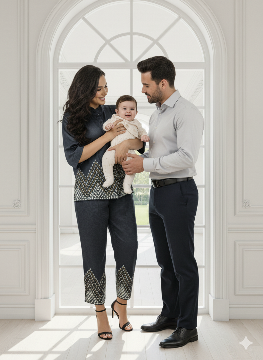 Trendy Embroydri Coord Set for Girl And Womens