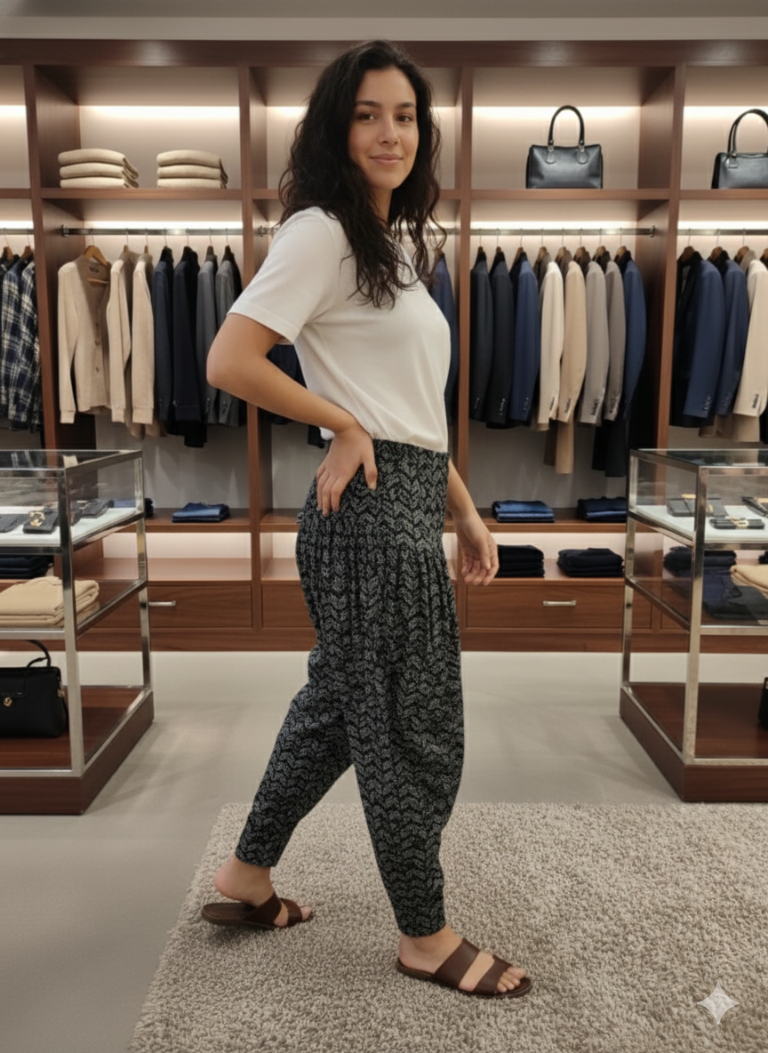 PRINTED DHOTI SALWAR MODAL