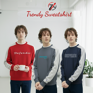 ORGANIC COTTON SWEATSHIRT FOR MEN'S  1799/- (PACK OF 3 PC)