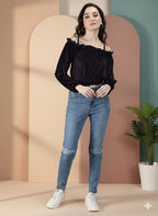 EMBOSED DOWNSHOLDER TOP