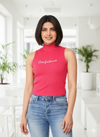 Sleevless knitting Top