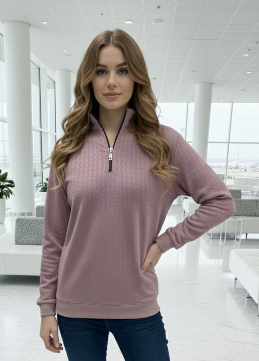 Crazy Zipper Sweatshirt for Girls and Women's