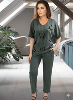 BUTTERFLY PETCH STYLISH ELEGANT COORD SET