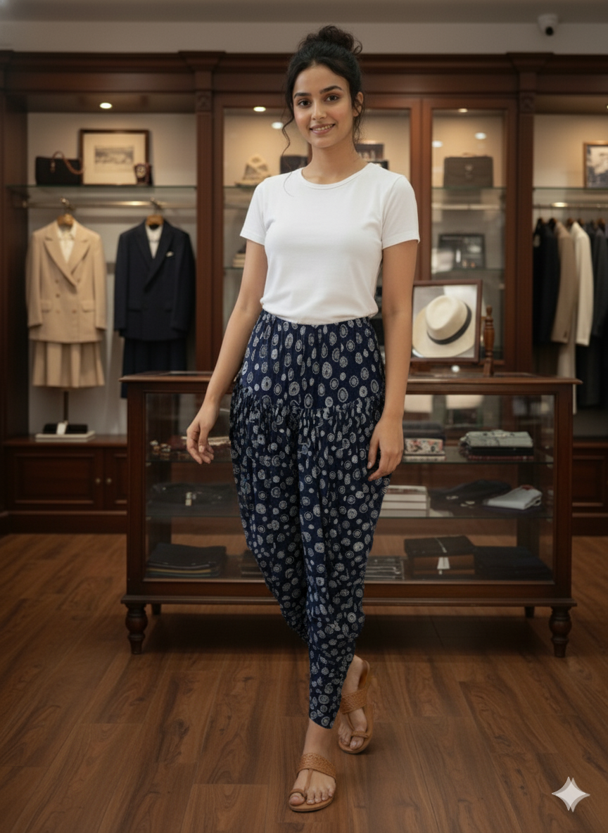 PRINTED DHOTI SALWAR MODAL