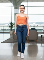 COTTON SPAGHETTI TOP