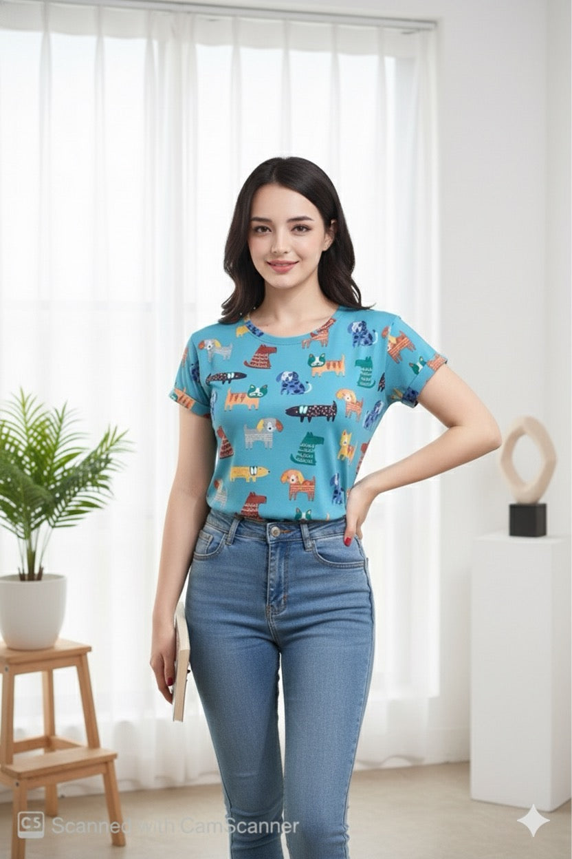 Organic Cotton Printed  T-shirt