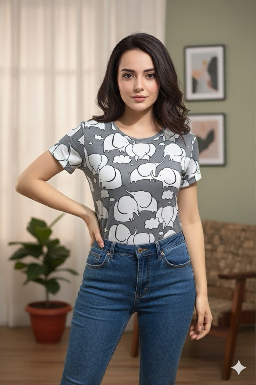 Organic Cotton Printed  T-shirt