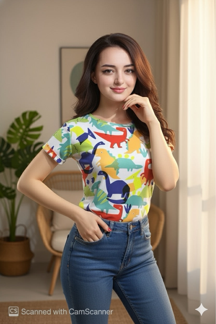 Organic Cotton Printed  T-shirt