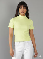Knitted Rib Lycra Top