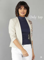 Knitted Rib Lycra Top
