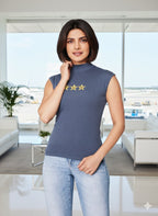 Sleevless knitting Top