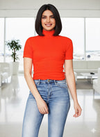 Knitted Rib Lycra Top