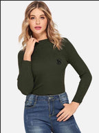 HIGH NECK T-SHIRT
