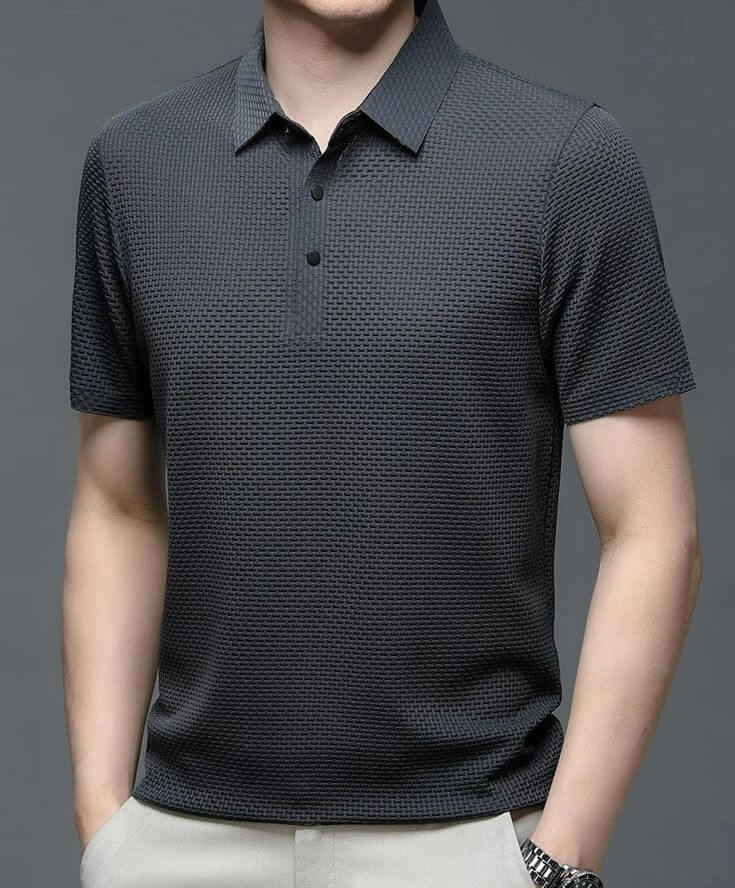 (PACK OF 3) Korean Modal Luster Polo Tees