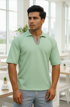 Organic Cotton Mens polo T-shirt