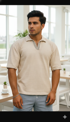 Organic Cotton Mens polo T-shirt
